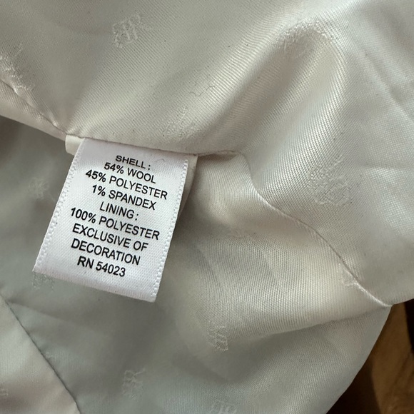 Brown wool jacket with faux suede elbow patch - Picture 8 of 8